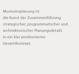Museumsplanung